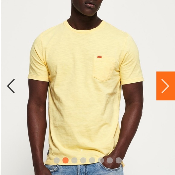 Superdry Mens 3xl Solid Pocket Tshirt 